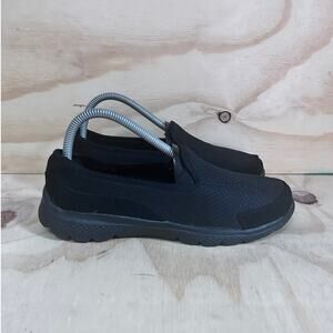 Cool Wave - Memory Foam - Slip-On Sneakers - Black - Women's - 7.5 - 28074709